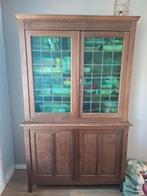 Kast (vintage) glas in lood, Antiek en Kunst, Ophalen
