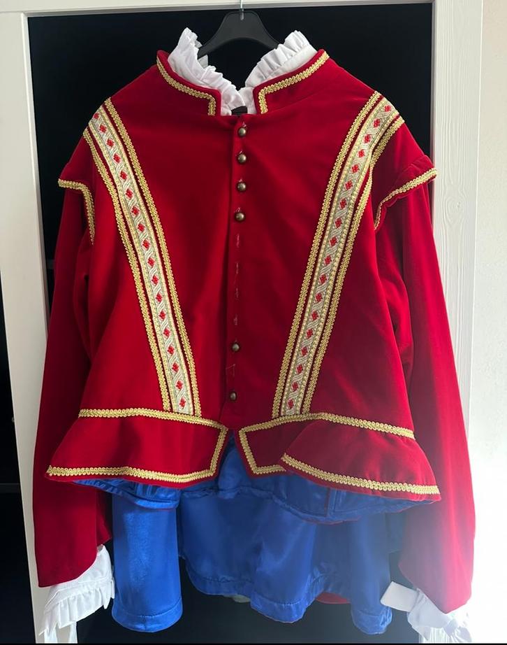 Pietenpak Velours - Zo goed als nieuw!, Diversen, Sinterklaas, Nieuw, Ophalen of Verzenden