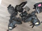 Oxelo skeelers maat 44 + beschermers L, Heren, Zo goed als nieuw, Inline skates 4 wielen, Ophalen