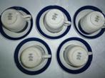 Rörstrand Koka 5 x kopjes met schotels, Antiek en Kunst, Antiek | Servies los, Verzenden