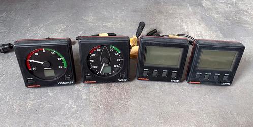 Set Autohelm displays (Speed, Depth, Wind, Compass), Watersport en Boten, Navigatiemiddelen en Scheepselektronica, Gebruikt, Ophalen of Verzenden
