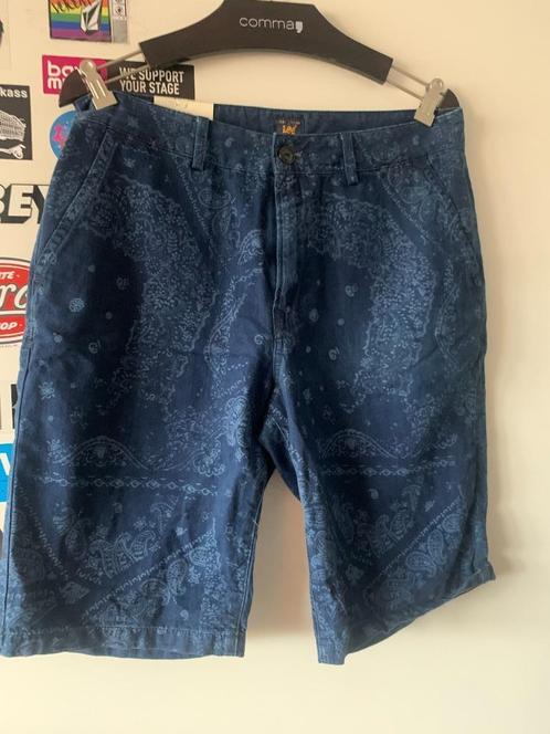 Lee korte broek nieuw(nr.14 DB3), Kleding | Heren, Spijkerbroeken en Jeans, Nieuw, W32 (confectie 46) of kleiner, Blauw, Ophalen of Verzenden