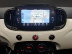 Fiat 500 1.2 Lounge Black&White Leder Navigatie Spotify, Auto's, Voorwielaandrijving, Gebruikt, 4 cilinders, 4 stoelen