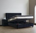 Camila 2-persoons opbergbed - Zwart, Huis en Inrichting