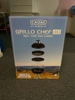 Cadac Grillo Chef 40 BBQ/Chef Pan Combo plus pizzasteen.!, Ophalen of Verzenden, Zo goed als nieuw