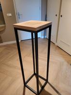 Plantentafel  - Eikenhout & Staal, Ophalen, Rechthoekig, Eikenhout, 50 tot 100 cm