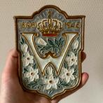 Porceleyne Fles Tegel Wilhelmina Cloisonne 1898 - 1948, Ophalen of Verzenden