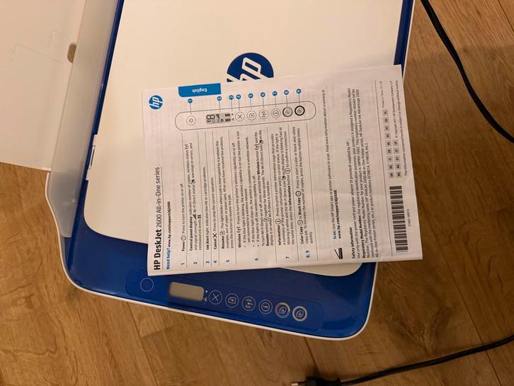 Goed werkende HP Deskjet 2630 All-in-One printer, Computers en Software, Printers, Zo goed als nieuw, All-in-one, Inkjetprinter