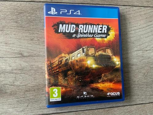 PS4 Mud Runner A Spintires Game Playstation 4 - MudRunner, Spelcomputers en Games, Games | Sony PlayStation 4, Zo goed als nieuw