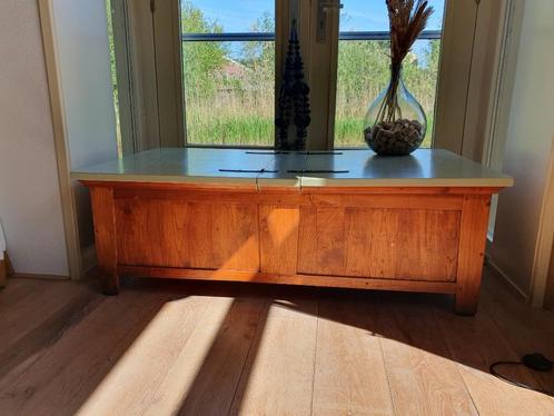 grote teak salontafel uit Java, Huis en Inrichting, Tafels | Salontafels, Gebruikt, Minder dan 50 cm, 50 tot 100 cm, 100 tot 150 cm