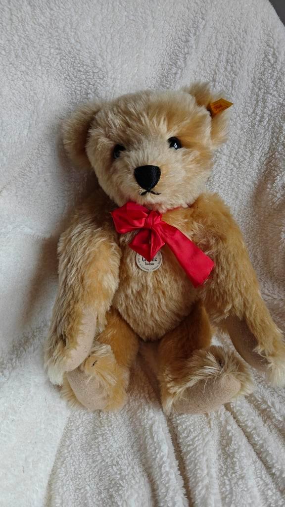 Steiff Beer 40cm groot, Verzamelen, Beren en Cherished Teddies, Zo goed als nieuw, Stoffen beer, Steiff, Ophalen of Verzenden