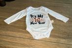 Nieuwe romper lange mouwen ‘my first new year’, Kinderen en Baby's, Babykleding | Maat 50, Nacht- of Onderkleding, Jongetje of Meisje