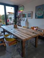 286cm/125cm GROTE TAFEL oude wagon delen, Huis en Inrichting, Ophalen, Rechthoekig