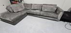 Goosens Hoekbank Grijs - Ruime Bank met Losse Kussens, Ophalen of Verzenden