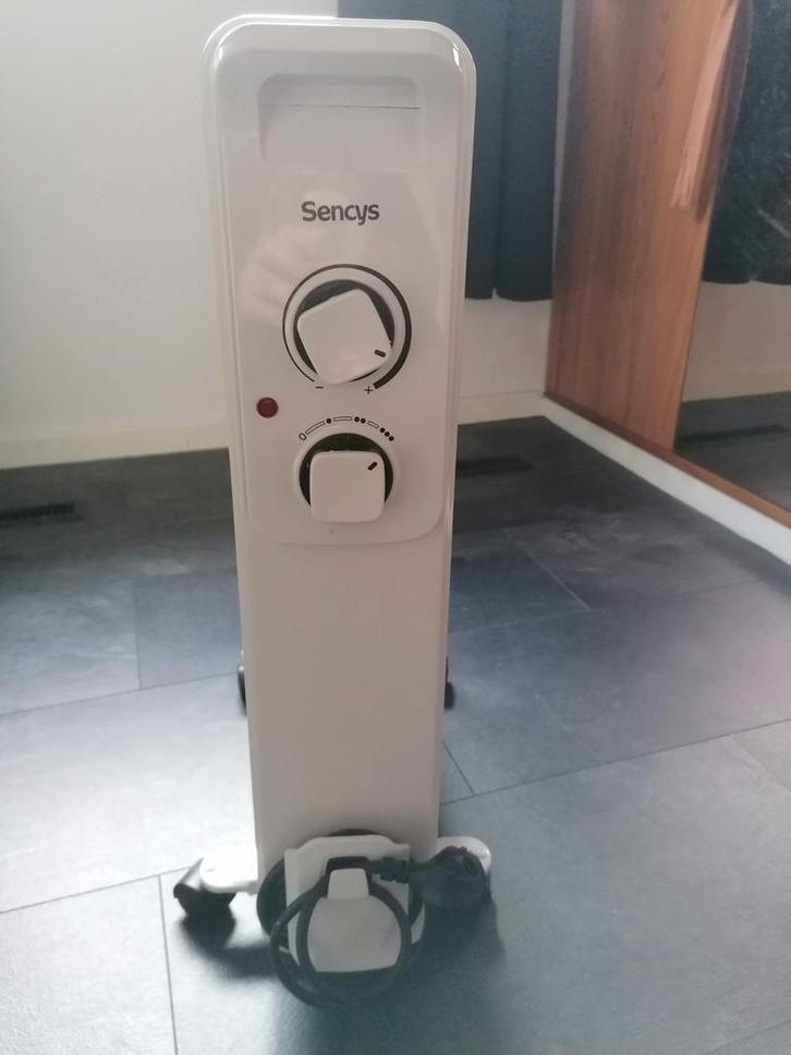 3x Sencys Oliegevulde Radiator - Elektrische Kachel, Huis en Inrichting, Kachels, Gebruikt, Vrijstaand, Oliekachel, Elektrisch