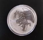 ZI:SIN Canis 2018 - One Ounce (31.1 gram) Silver BU, Ophalen of Verzenden, Zilver