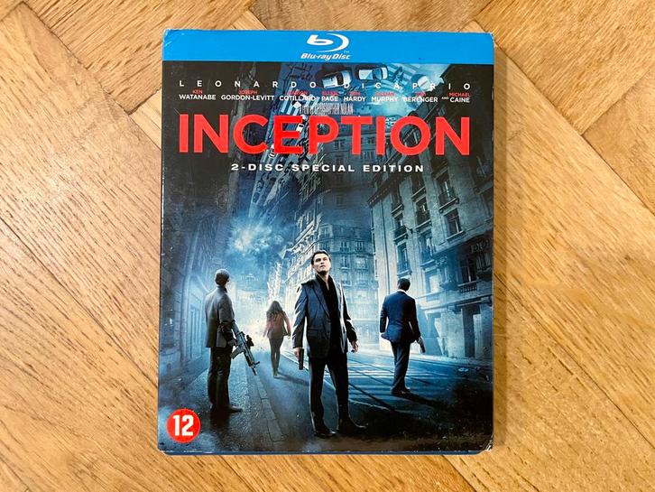 Inception (2010) op 2-disc Blu-ray (krasvrij, met NL), Cd's en Dvd's, Blu-ray, Zo goed als nieuw, Science Fiction en Fantasy, Boxset