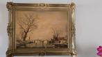 Prachtig winter landschap, Antiek en Kunst, Ophalen