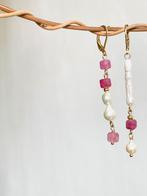 Barokparel oorbellen, Sieraden, Tassen en Uiterlijk, Oorbellen, Hangers, Nieuw, Ophalen of Verzenden, Roze
