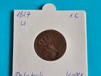 1 cent uit 1827 (Utrecht), Postzegels en Munten, Munten | Nederland, Ophalen of Verzenden, Koning Willem I, 1 cent, Losse munt