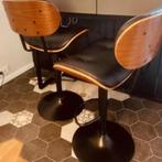 Barkruk  in Zwart is een stijlvolle 2 stuks, Ophalen, 60 tot 90 cm, Nieuw, 1 kruk