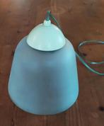 vintage brocante glazen hanglamp van melkglas, Antiek en Kunst, Ophalen of Verzenden