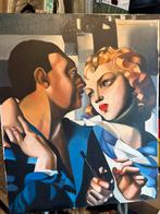 T. De Lempicka schilderij - 65x80, Ophalen of Verzenden