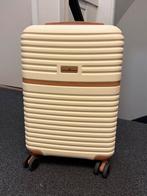 Spilbergen Handbagage Koffer - Beige/Lichtbruin, Gebruikt, 50 tot 60 cm, Hard kunststof, Ophalen of Verzenden