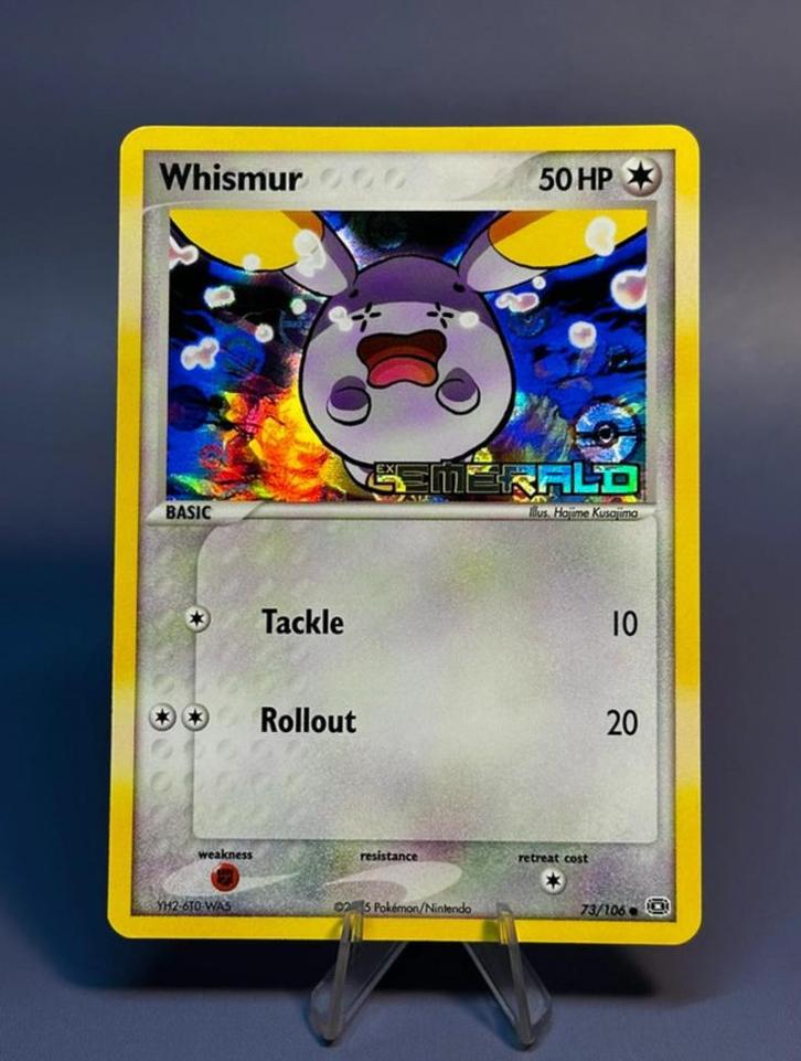 Whismur 73/106 reverse holo, Hobby en Vrije tijd, Verzamelkaartspellen | Pokémon, Nieuw, Losse kaart, Ophalen of Verzenden