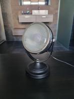 Industriële Tafellamp Zwart - 30cm, Ophalen, Gebruikt, Minder dan 100 cm, Metaal