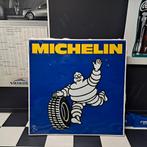 Michelin Tinplate reclamebord 'blik', Verzamelen, Gebruikt, Ophalen