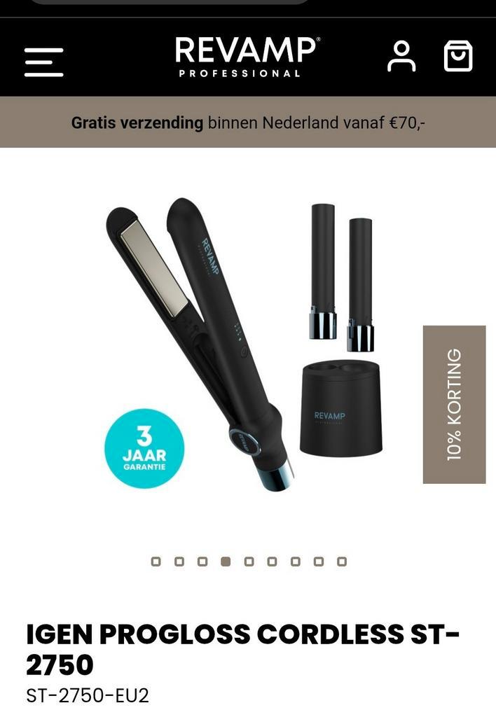 Stijltang draadloos revamp nieuw, Sieraden, Tassen en Uiterlijk, Uiterlijk | Haarverzorging, Nieuw, Krultang of Stijltang, Ophalen