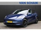 Tesla Model Y Long Range AWD 75 kWh | LEDER | PANO | STOEL/S, Auto's, Automaat, Gebruikt, Blauw, Vierwielaandrijving