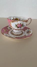 Royal Albert Lady Carlyle Kop en Schotel, Gebruikt, Ophalen of Verzenden, Overige stijlen, Kop(pen) en/of Schotel(s)