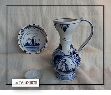 Kannetje & Asbakje, Delft blauw – € 5,= per stuk  beschikbaar voor biedingen