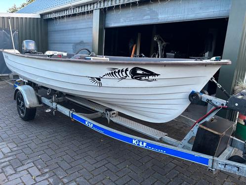 Rana 17 visboot / tourboot zonder trailer en zonder motor, Watersport en Boten, Vis- en Consoleboten, Gebruikt, Tot 10 pk, 3 tot 6 meter