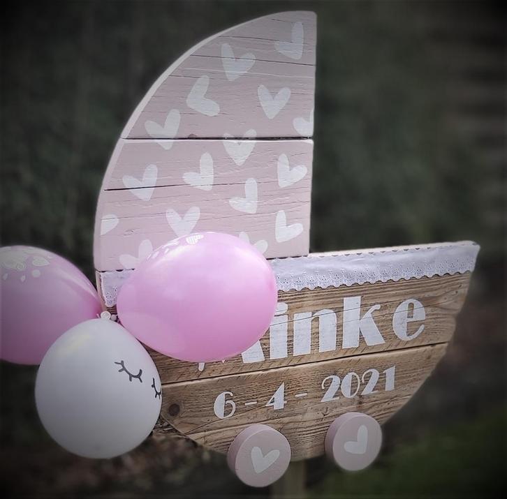 geboortebord Minke, Kinderen en Baby's, Kraamcadeaus en Geboorteborden, Nieuw, Geboortebord, Ophalen