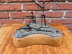 Vintage metalen beeldje., Ophalen of Verzenden