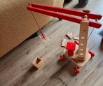 Houten Hijskraan met Hijsbakjes, Ophalen of Verzenden, Gebruikt
