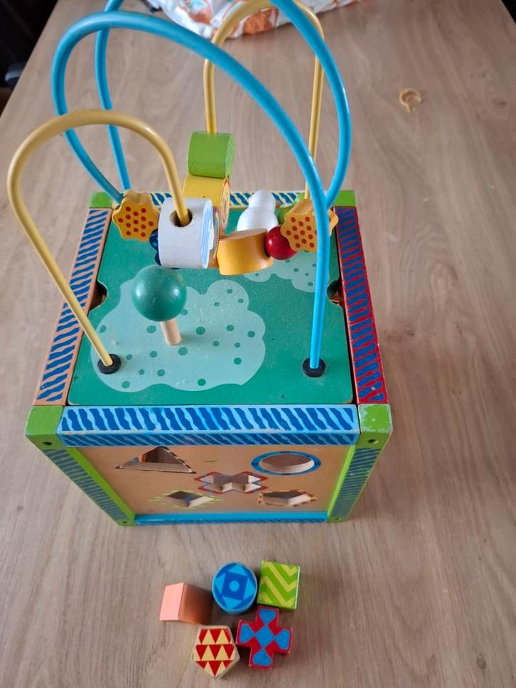 Houten Speelgoed voor Baby/Peuter - Compleet, Kinderen en Baby's, Speelgoed | Educatief en Creatief, Gebruikt, Bouwen, Puzzelen