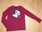 Bordeauxrode panda longsleeve WE, maat 146/152 NIEUWSTAAT!, Kinderen en Baby's, Kinderkleding | Maat 146, Meisje, Ophalen of Verzenden