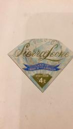 0904 sierra leone diamond 4 c, Postzegels en Munten, Postzegels | Afrika, Verzenden, Tanzania