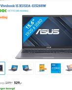 Laptop Asus Vivobook 15 X515EA-EJ3288W, 15 inch, Ophalen of Verzenden, Zo goed als nieuw, HDD