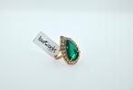 Love Rocks cocktail ring smaragd groene steen - AL.P7.D3/9, Sieraden, Tassen en Uiterlijk, Ringen, Verzenden, Nieuw, Dame, Groen