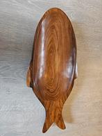 Houten fruitschaal in visvorm, Schaal, Nieuw, Ophalen of Verzenden, Ovaal