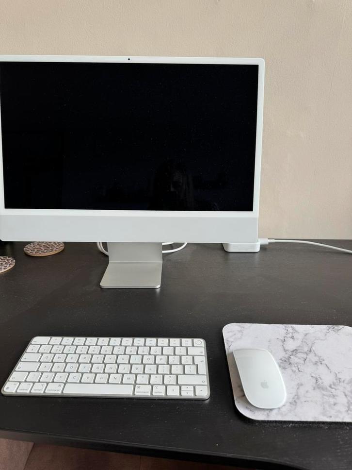 Apple iMac 24" (2021) 16GB/512GB Apple M1 met 8 core GPU, Computers en Software, Apple Desktops, Zo goed als nieuw, iMac, 4 Ghz of meer