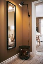 Nissedal ikea passpiegel 140 x 50 cm zwart, Huis en Inrichting, Woonaccessoires | Spiegels, Ophalen, Zo goed als nieuw, Rechthoekig