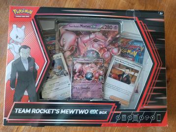 Pokémon TCG Team Rocket's Mewtwo ex box - Nieuw! beschikbaar voor biedingen