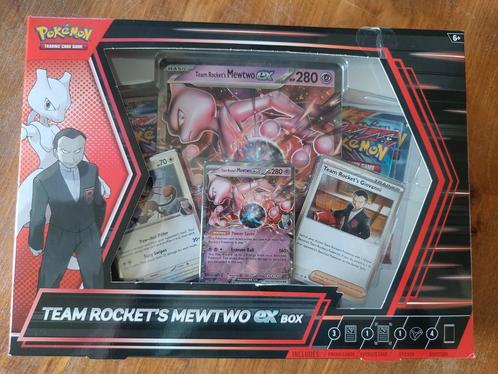 Pokémon TCG Team Rocket's Mewtwo ex box - Nieuw!, Hobby en Vrije tijd, Verzamelkaartspellen | Pokémon, Nieuw, Overige typen, Foil