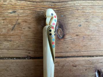 Briefopener, vogel, Frans, antiek beschikbaar voor biedingen